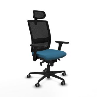 Piqueras y Crespo Silla De Oficina Piqueras Y Crespo Haches Negro Reposabrazos Ajustables