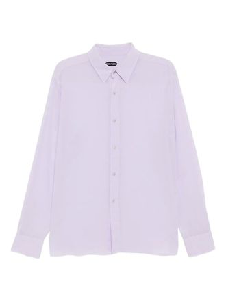 Tom Ford cotton shirt - men - Cotton - 40 - Purple