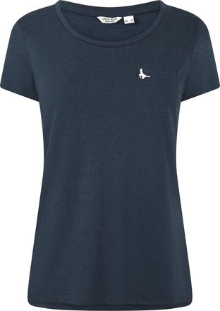 Jack Wills Dames/Dames Fullford borstzak T-shirt (Marine)