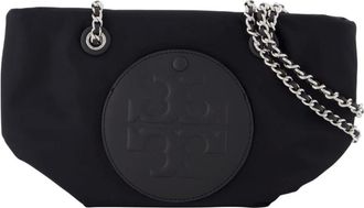 Tory Burch Tassen, Dames, Zwart, ONE Size, Ella Chain Small Crossbody