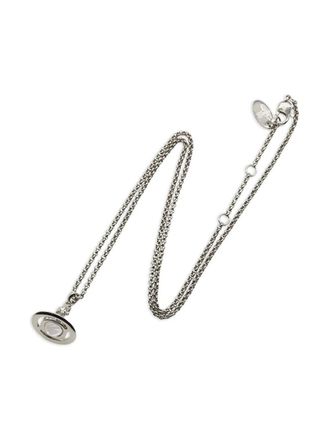 Vivienne Westwood 2020s Orb-oendant necklace - unisex - Brass - One Size - Silver