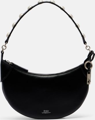 Polo Ralph Lauren Polo ID Mini studded leather shoulder bag