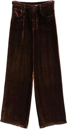 Pierre-Louis Mascia Trousers Bordeaux - female - Pierre-Louis Mascia - Wide Trousers - Red - XS - Trousers