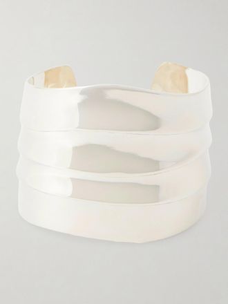 Sophie Buhai Bracciale Rigido In Argento Medium Wave