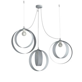 Lumicom Shell L&aacute;mpara De Techo 3 Luces Monocolor Mate