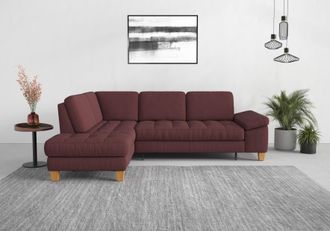 Sit&more Ecksofa »Westham L-Form« mit Ottomane, mit oder ohne Bettfunktion, Bettkasten, Verstellung