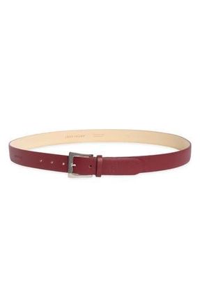 Longchamp Go Leather Belt in Carmine at Nordstrom Rack