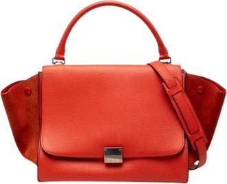 Celine Pre-owned Handbags, female, Orange, Size: ONE SIZE Pre-owned The Trapeze Handbag
