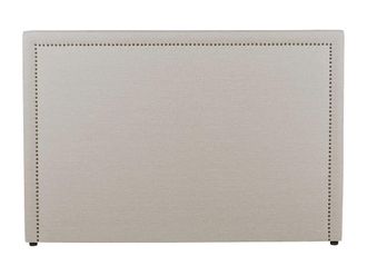 VENTE-UNIQUE.COM Cabecero tela beige 140x190 cm, 140x200 cm