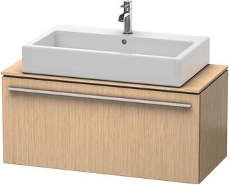 Duravit Duravit X-large Tocador Para Consola 6502, 1 Caj&oacute;n, 1000 Mm, Color (frente/cuerpo): Roble Cepillado Chapa De Madera Aut&eacute;ntica - Xl650201212