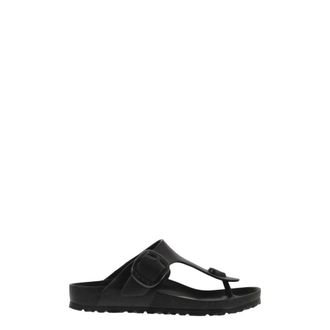 Birkenstock Schoenen, Dames, Zwart, 38 EU, Gizeh Big Buckle Regular Fit