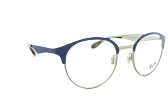 Ray-Ban Unisex Rb3545V Round Eyeglasses In Blue