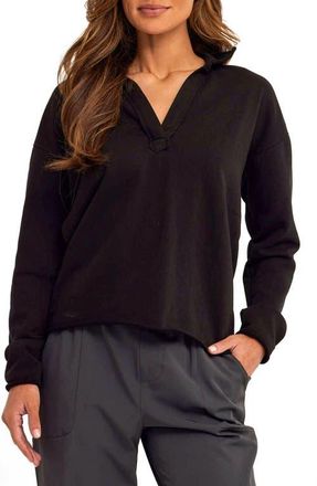 Threads 4 Thought Lucetta Cotton Blend Knit Top in Black at Nordstrom, Size X-Small