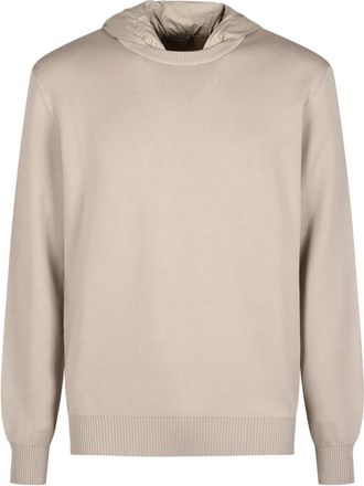 Herno Felpas 4345133 - Heren - Ronde hals truien - Beige - XL - Truien & Vesten