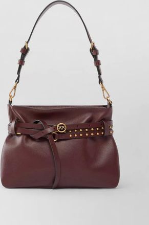 Pinko mini belt shoulder bag studded strap