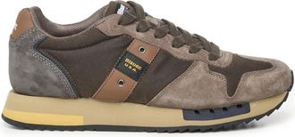 Blauer Stijlvolle Sneakers Queens - Heren - Sneakers - Veelkleurig - 41 EU - Leer - Schoenen