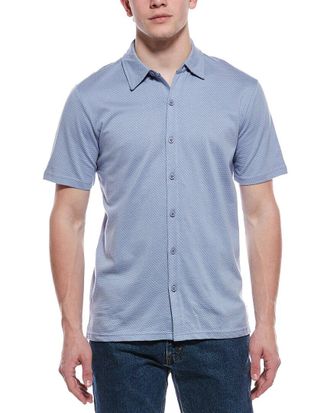 Weatherproof Vintage Weatherproof Vintage Neat Coatfront Knit Shirt