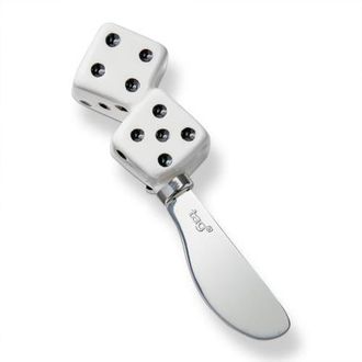 Tag Everyday Dice Spreader Serving Utensil White Multi Dolomite Stainless Steel 1.53x1.53x5.25 in at Nordstrom