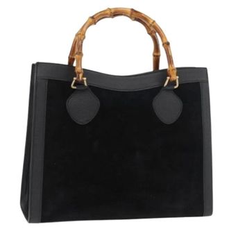 Gucci Pre-owned Handbags, female, Black, Size: ONE SIZE Pre-owned Vintage Hand Bag