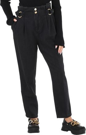 Pinko Black Cara High Waist Jeans, Waist Size 27