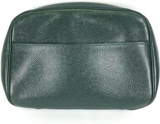 Louis Vuitton Episea Green Taiga Leather Clutch Bag Pouch (Pre-Owned)