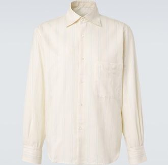 St&ograve;ffa Striped cotton and silk shirt