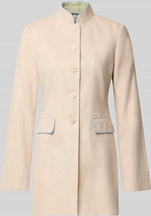 White Label Slim Fit Blazer mit Pattentaschen in Sand, Gr&ouml;&szlig;e 34