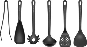 J.A. Henckels International Silicone Onyx 6-pc Cook & Serve Utensil Set