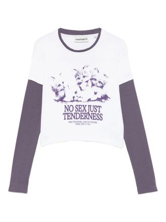 Carne Bollente Kitten Crush graphic T-shirt - White