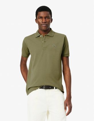 Lacoste Mens Lacoste Classic Fit L.12.12 Mens Short Sleeve Polo Shirt - Viennese 02S - Tan - Size: 38