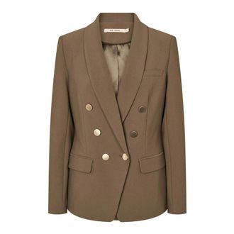 Rue de Femme RUE de Femme, Jassen, Dames, Bruin, XS, Polyester, Comfy Eloise blazer in Brown sugar