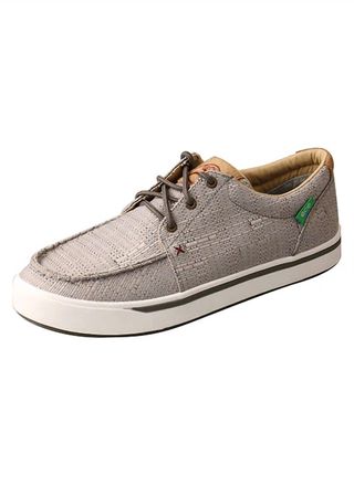 Twisted X Boots Womens Hooey Loper Shoe In Light Grey