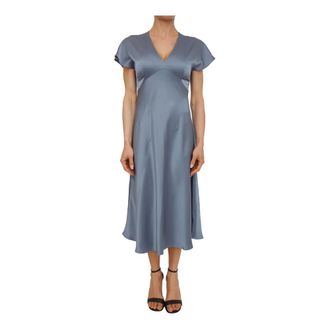 Marella Midi Dresses, female, Blue, Size: XS Abito Grigio