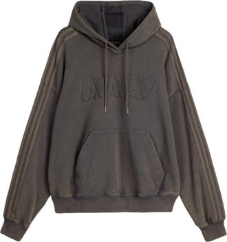 adidas (WMNS) adidas x Avavav Shoulderless Hoodie Asia Sizing Carbon KF4970
