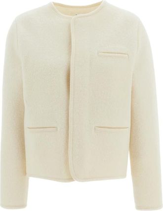 Rier Walker Jacket - Dames - Jassen - Wit - Maat: M Wol