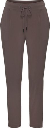 Lascana Schlupfhose LASCANA, Damen, Gr. 34, N-Gr, grau (taupe), Jersey, Obermaterial: 95% Polyester, 5% Elasthan, unifarben, figurumspielend kn&ouml;chellang, Hose