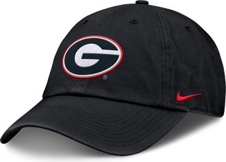 Nike Georgia Classic Club Nike Mens College Adjustable Hat in Black | NC0100AGBN-HAP