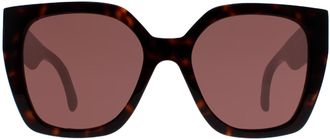 Gucci Square Dames Havana Bruin GG1300S