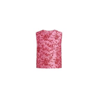 Alberta Ferretti Floral print mikado top - female - Alberta Ferretti - Sleeveless Tops - Multicolor - XL - Tops