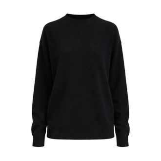 Tibi Round-neck Knitwear, female, Black, Size: XS Anna Merino Wool Cut-Out Racerback Pullover