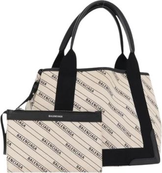 Balenciaga Pre-owned Vintage Tote Bag - Dames - Vintage Shopper - Wit - ONE Size - Vintage