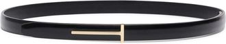 Tom Ford Thin Brushed Leather Belt