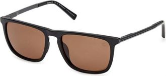 Timberland Tb 00088 01H Zonnebril - Heren - Zonnebrillen - Bruin - 57 MM - Accessoires