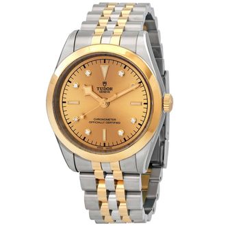 Tudor Black Bay 41 S&G Automatic Chronometer Diamond Champagne Dial Mens Watch M79683-0008