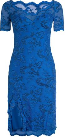 Balensi Liv jurk met kant - Blauw