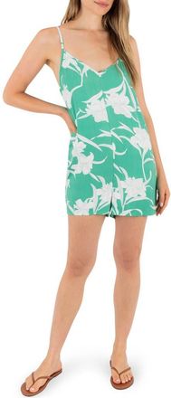 Hurley Palm Springs Romper in Spring Green at Nordstrom, Size X-Small