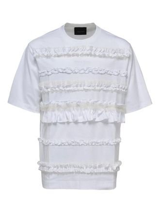 Simone Rocha ruffled T-shirt - White