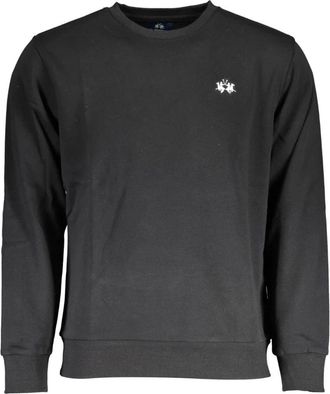 La Martina Sweatshirt Zonder Rits - Heren - Sweatshirts - Zwart - XL - Katoen - Hoodies & sweatvesten