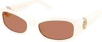 Tory Burch TY7229U 207573 Womens Sunglasses White Size 55