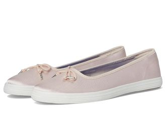 Keds Maisie Ballet Slip-On Womens Shoes Blush Satin : 5.5 B - Medium
